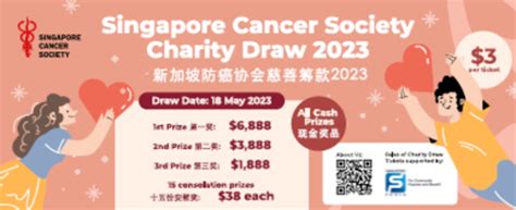 singapore cancer society charity draw 2023|13th Edition of Annual Fundraiser ChariTrees Raises Over .